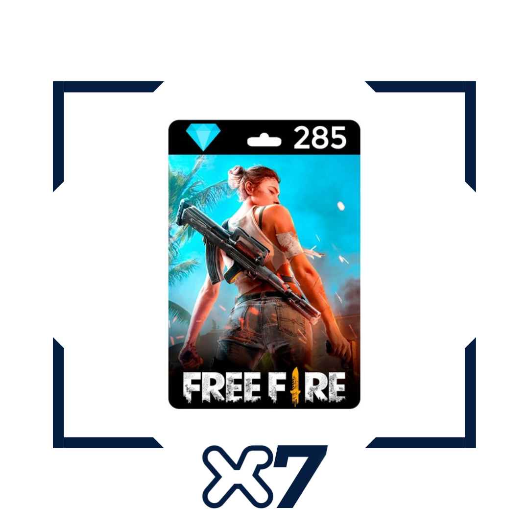 Cartão Garena Free Fire - 285 Diamantes